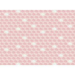 Baumwolle - Elefanten rosa